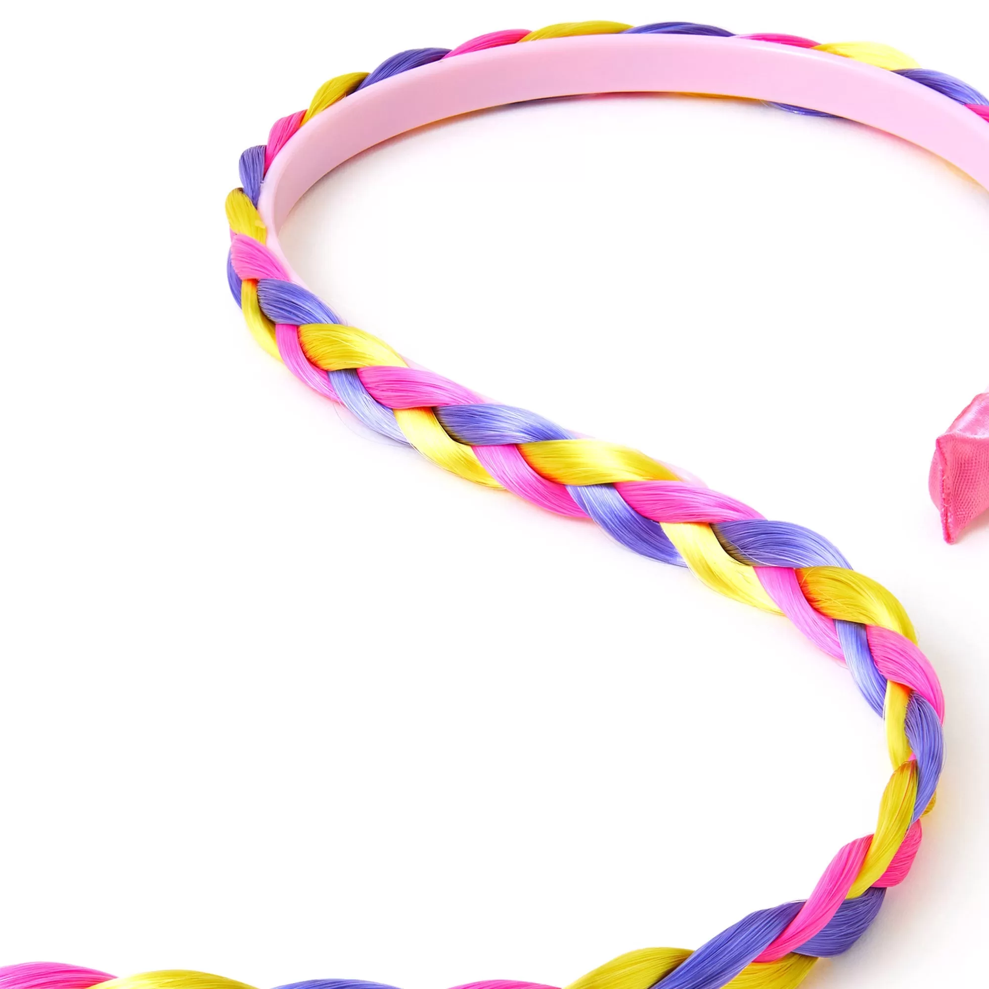 Accessorize London Girl's Multi Fake Hair Plait Headband