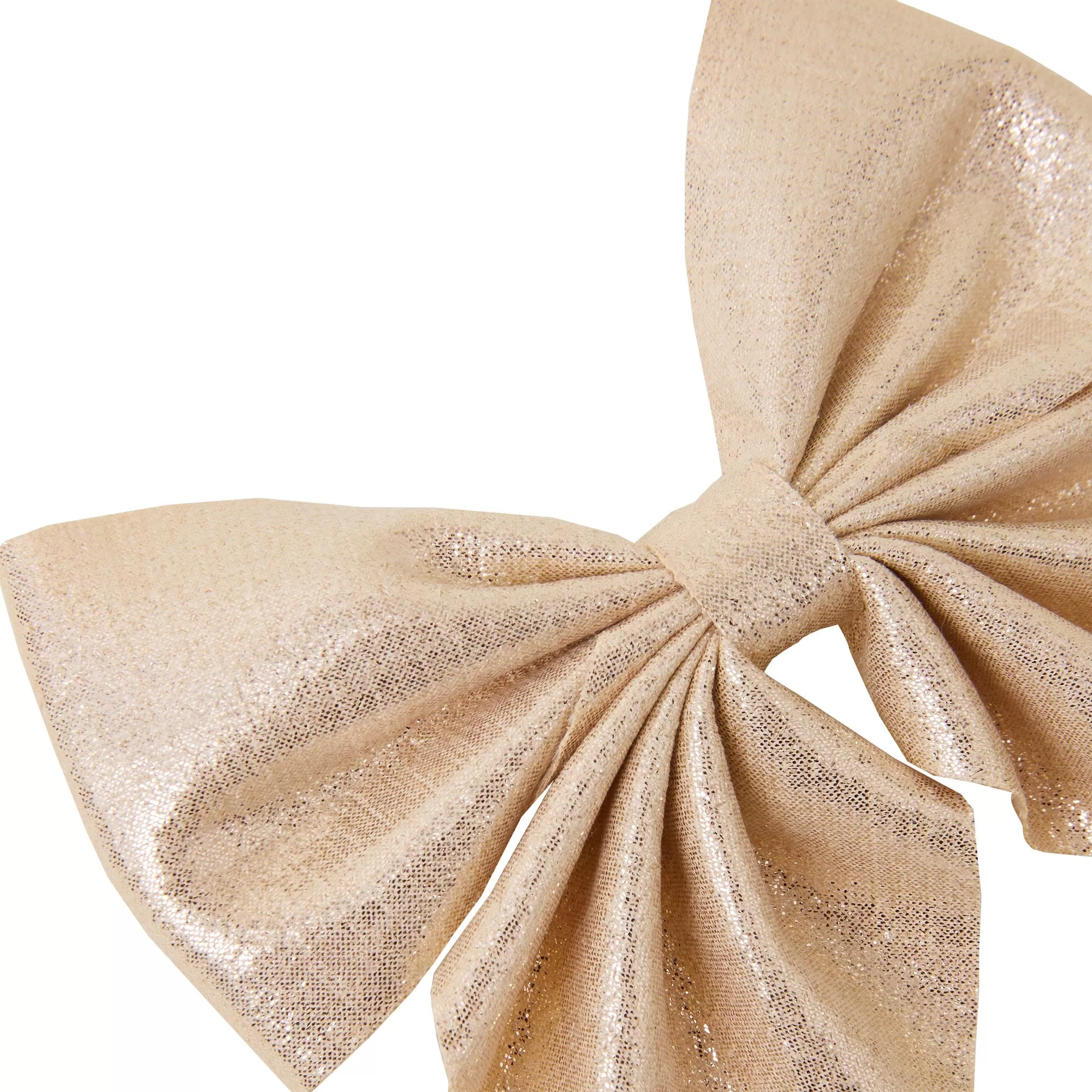 Accessorize London Gold Girls Sparkle Bow Barrette Clip