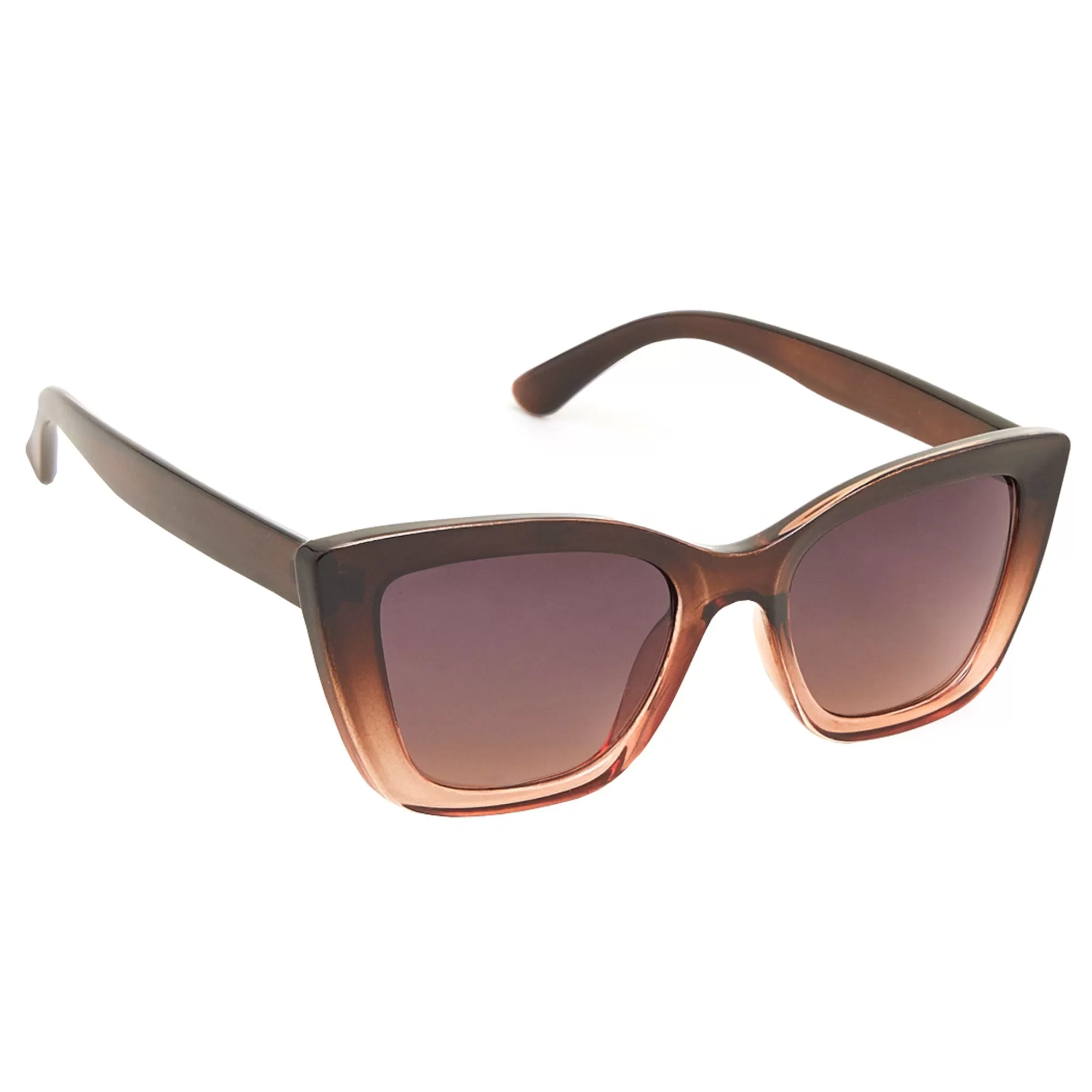 Accessorize London Women's Ombre Crystal Cateye Sunglasses