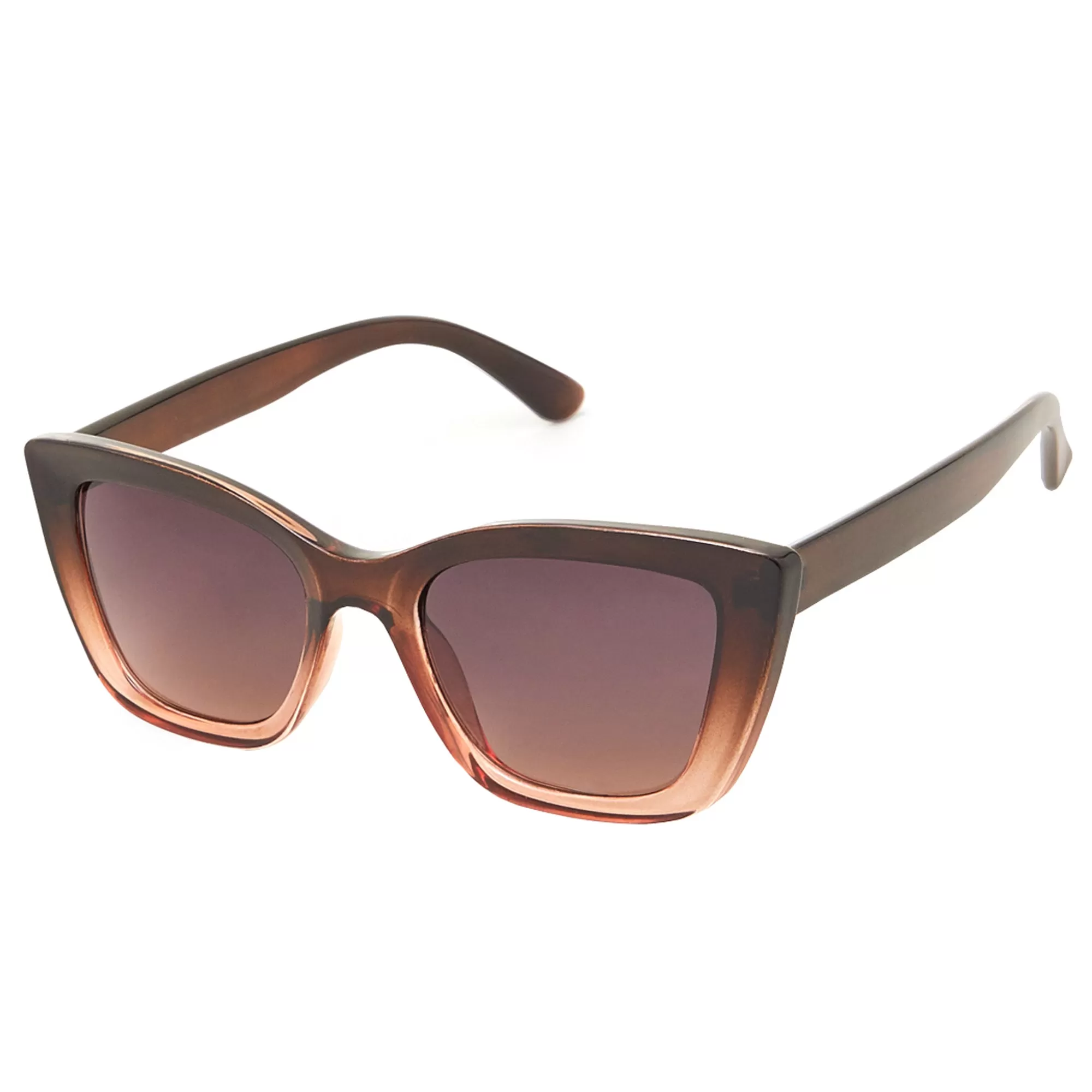 Accessorize London Women's Ombre Crystal Cateye Sunglasses