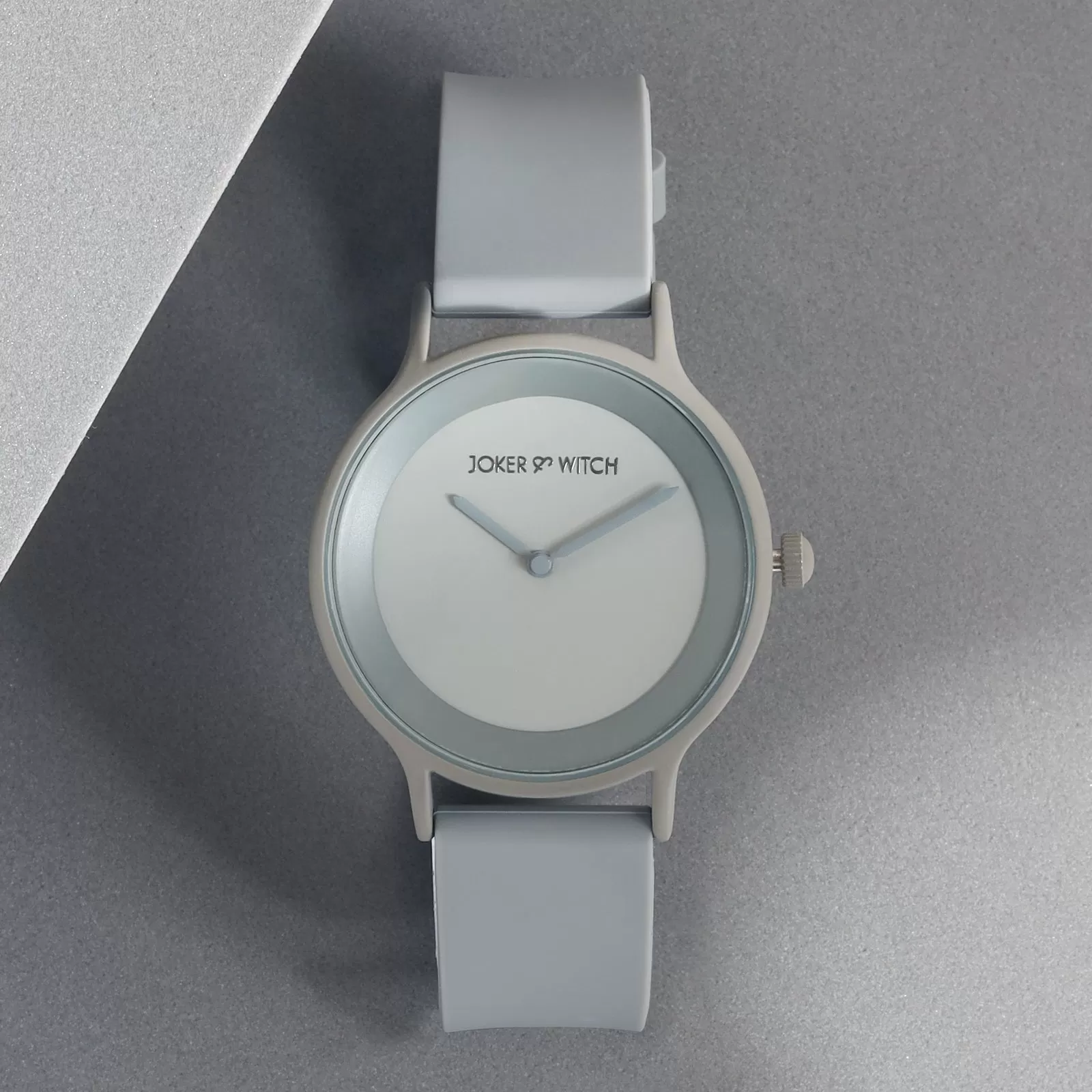 Alpine Grey Silicone Strap Watch