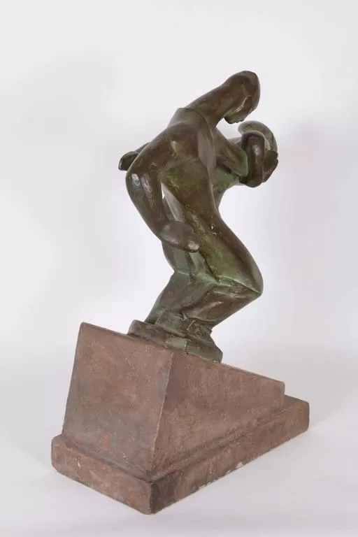 Anton Pavlos Streamline Moderne Figural Sculpture