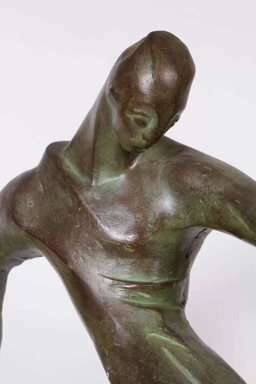 Anton Pavlos Streamline Moderne Figural Sculpture