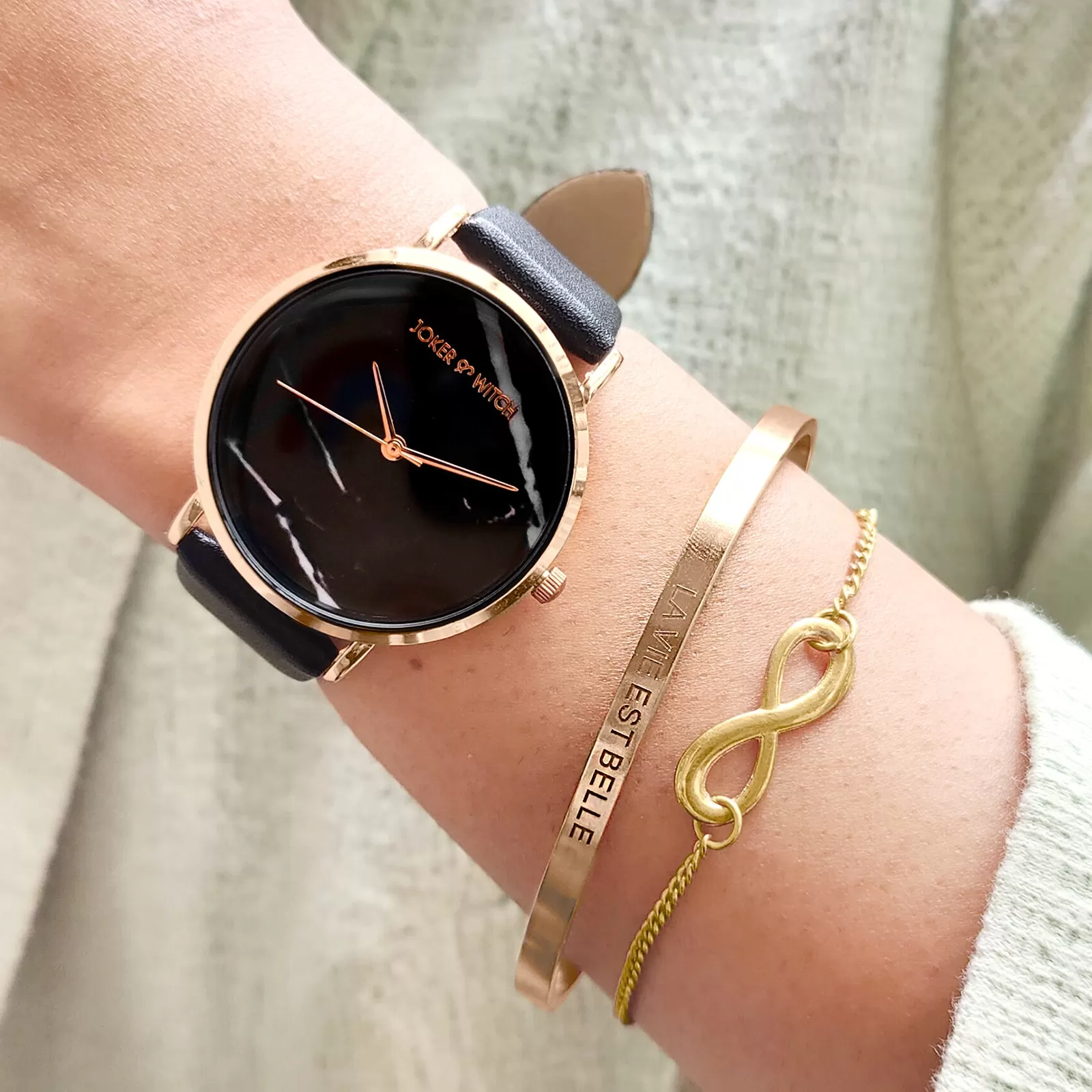 Aubrey Watch Bracelet Stack