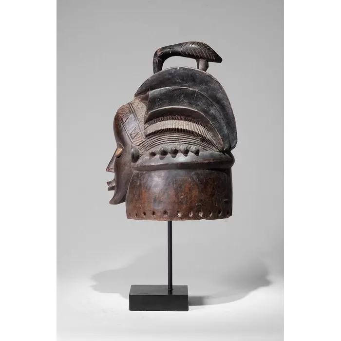 Bassa Sowei Helmet Mask, Liberia #983