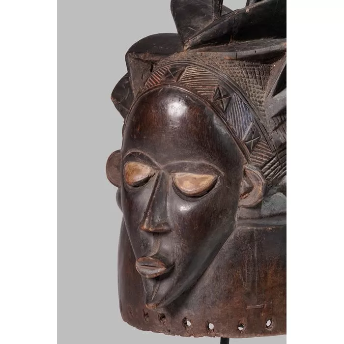 Bassa Sowei Helmet Mask, Liberia #983