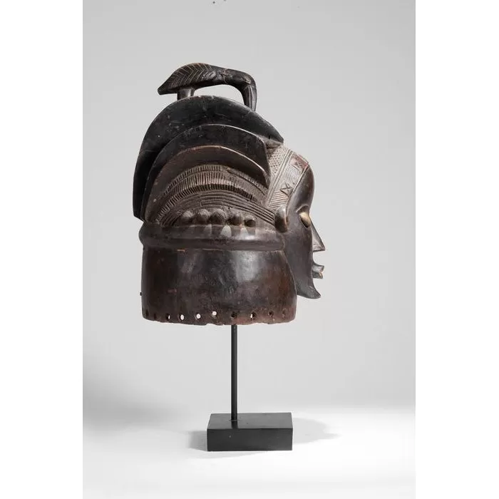 Bassa Sowei Helmet Mask, Liberia #983