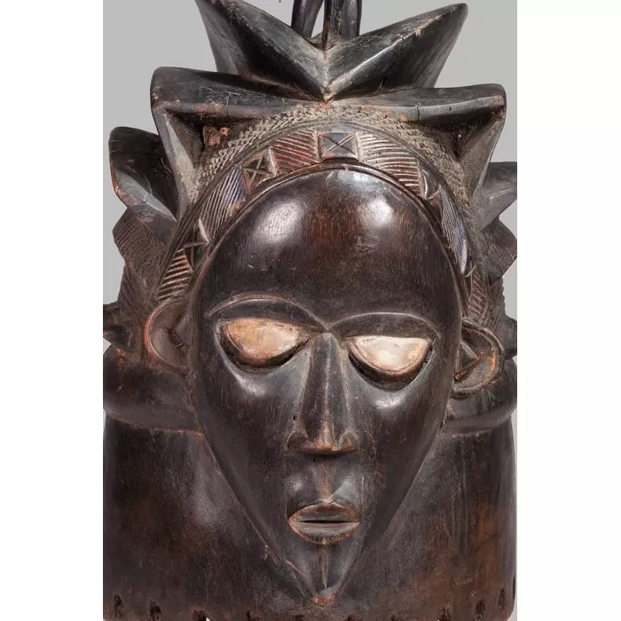 Bassa Sowei Helmet Mask, Liberia #983