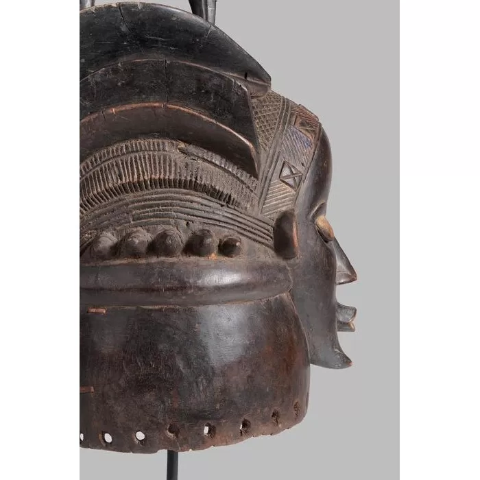 Bassa Sowei Helmet Mask, Liberia #983