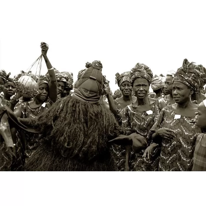 Bassa Sowei Helmet Mask, Liberia #983