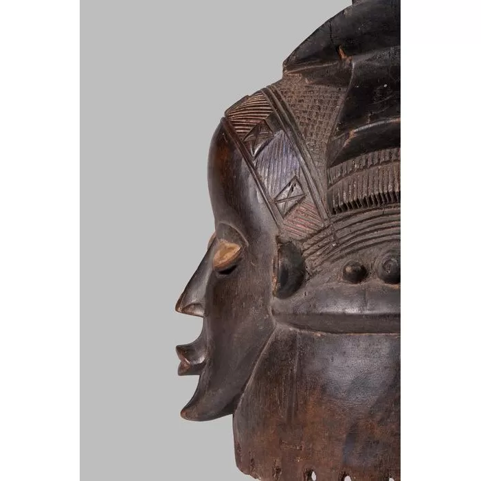 Bassa Sowei Helmet Mask, Liberia #983