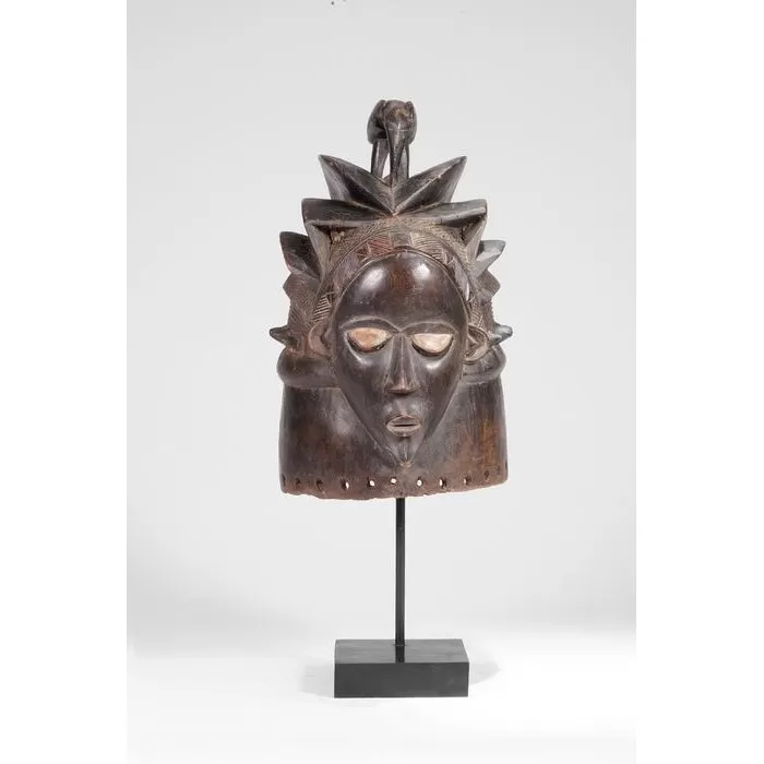 Bassa Sowei Helmet Mask, Liberia #983