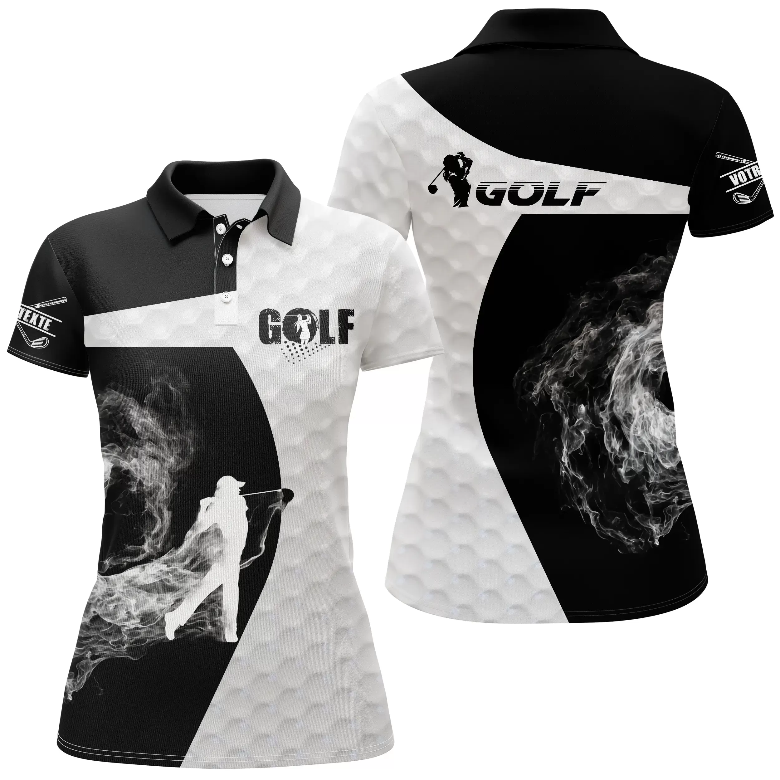 Cadeau Original Personnalisé Golfeur, Polo de Sport Homme Femme, Polo à Séchage Rapide, Impression Golfeur Club de Golf - CTS11052210