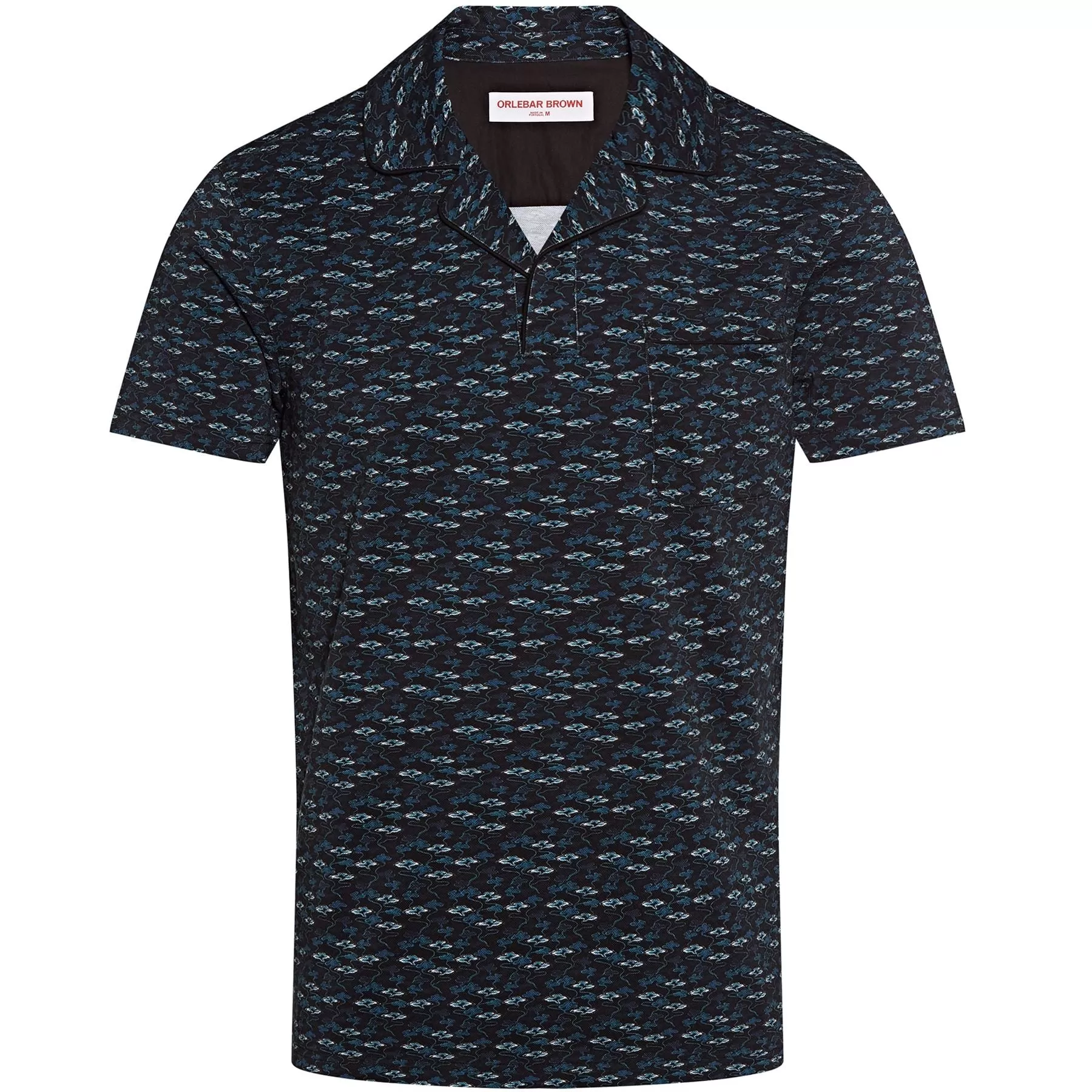 Donald Torus Polo Shirt Black/Aquamarine - SS22