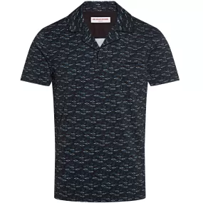 Donald Torus Polo Shirt Black/Aquamarine - SS22