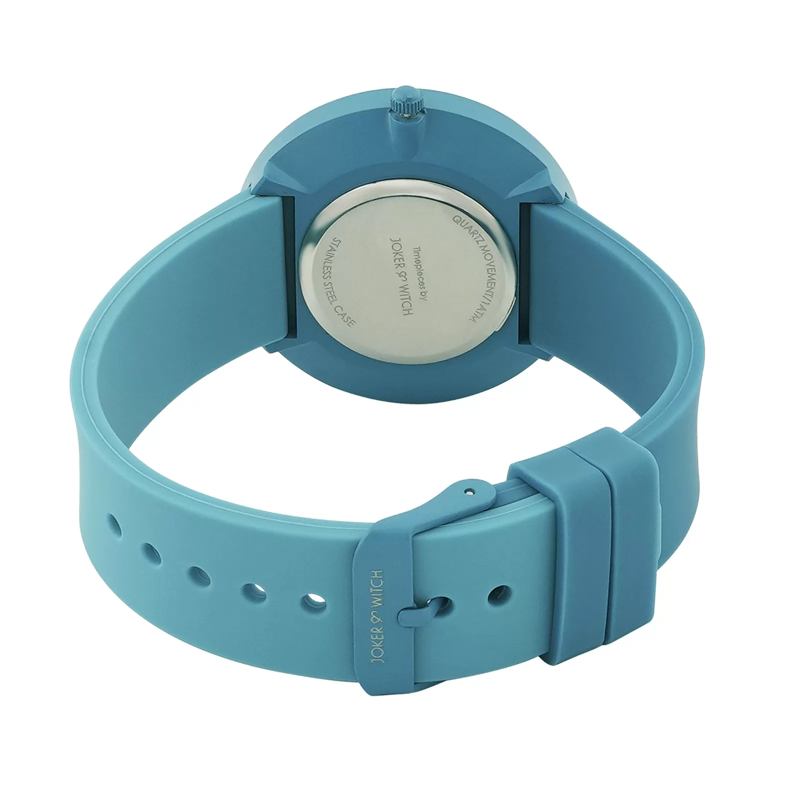 Duet Dewdrop Duo Blue Silicone Strap Watch