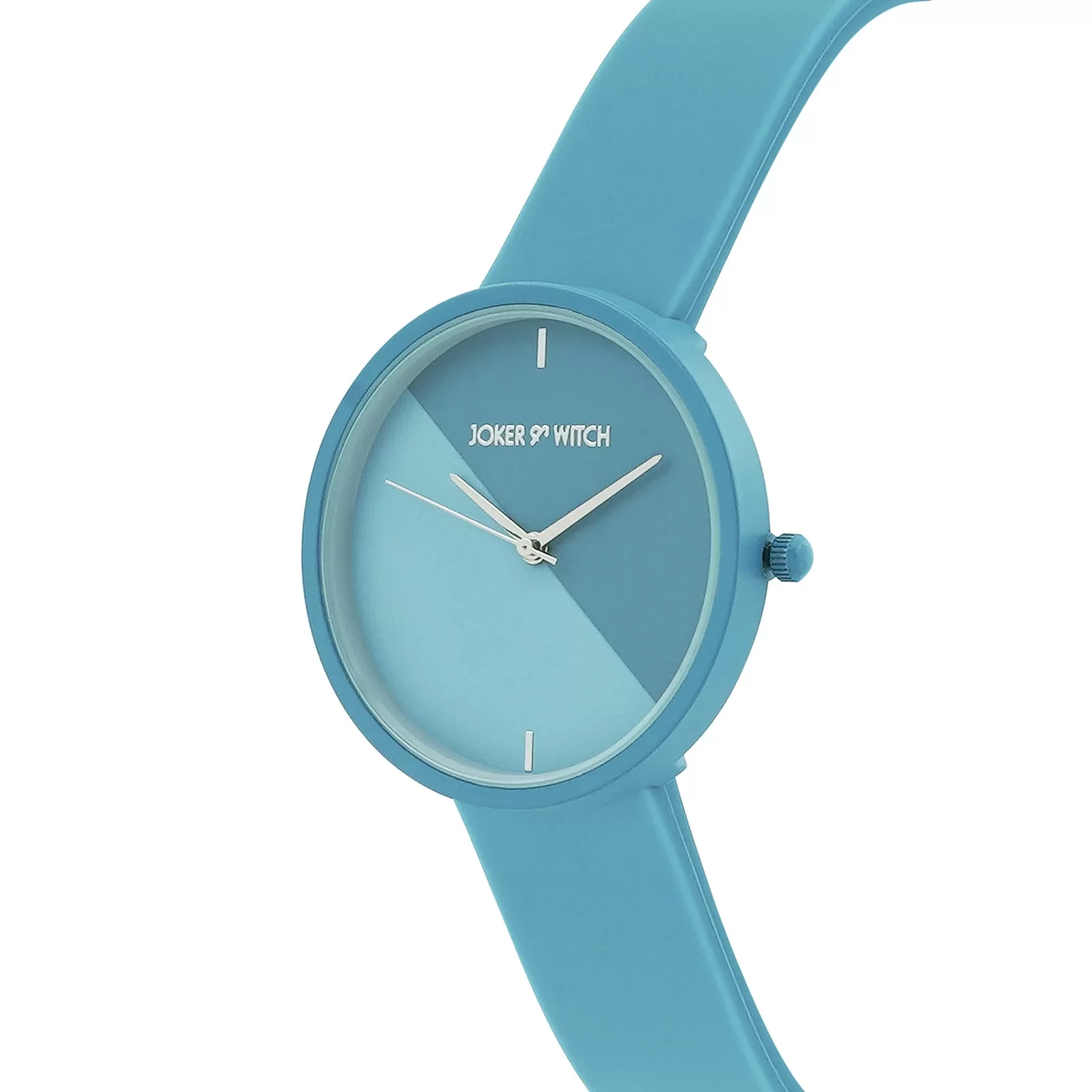 Duet Dewdrop Duo Blue Silicone Strap Watch