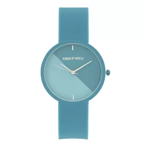 Duet Dewdrop Duo Blue Silicone Strap Watch