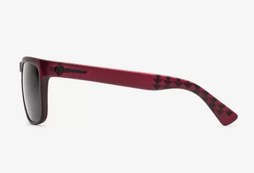 ELECTRIC - JASON MOMOA KNOXVILLE XL- Momoa Matte Ox Blood/Grey Polarized