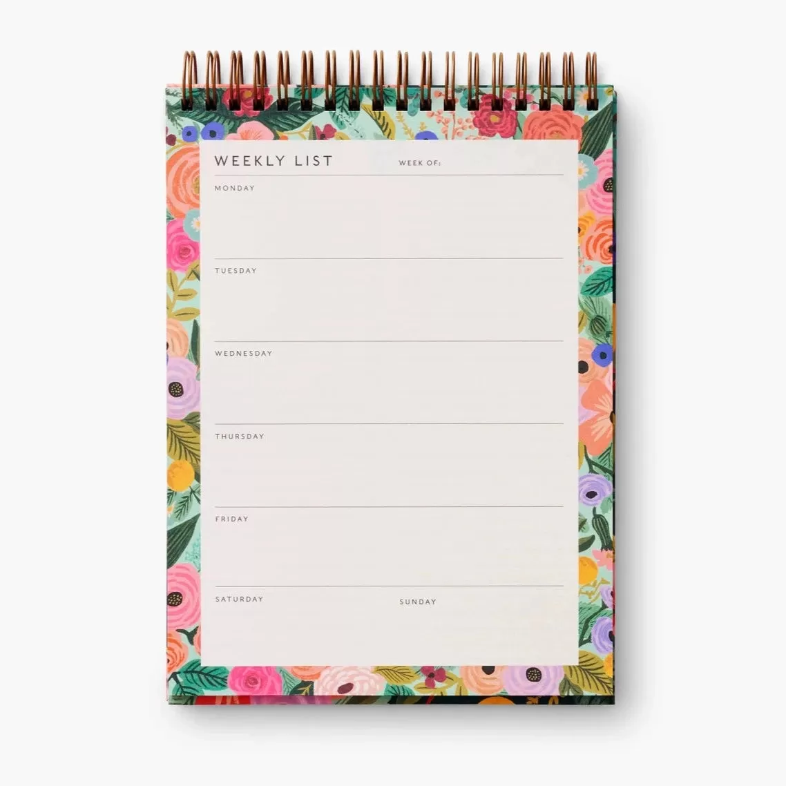 Garden Party Desktop Weekly Planner