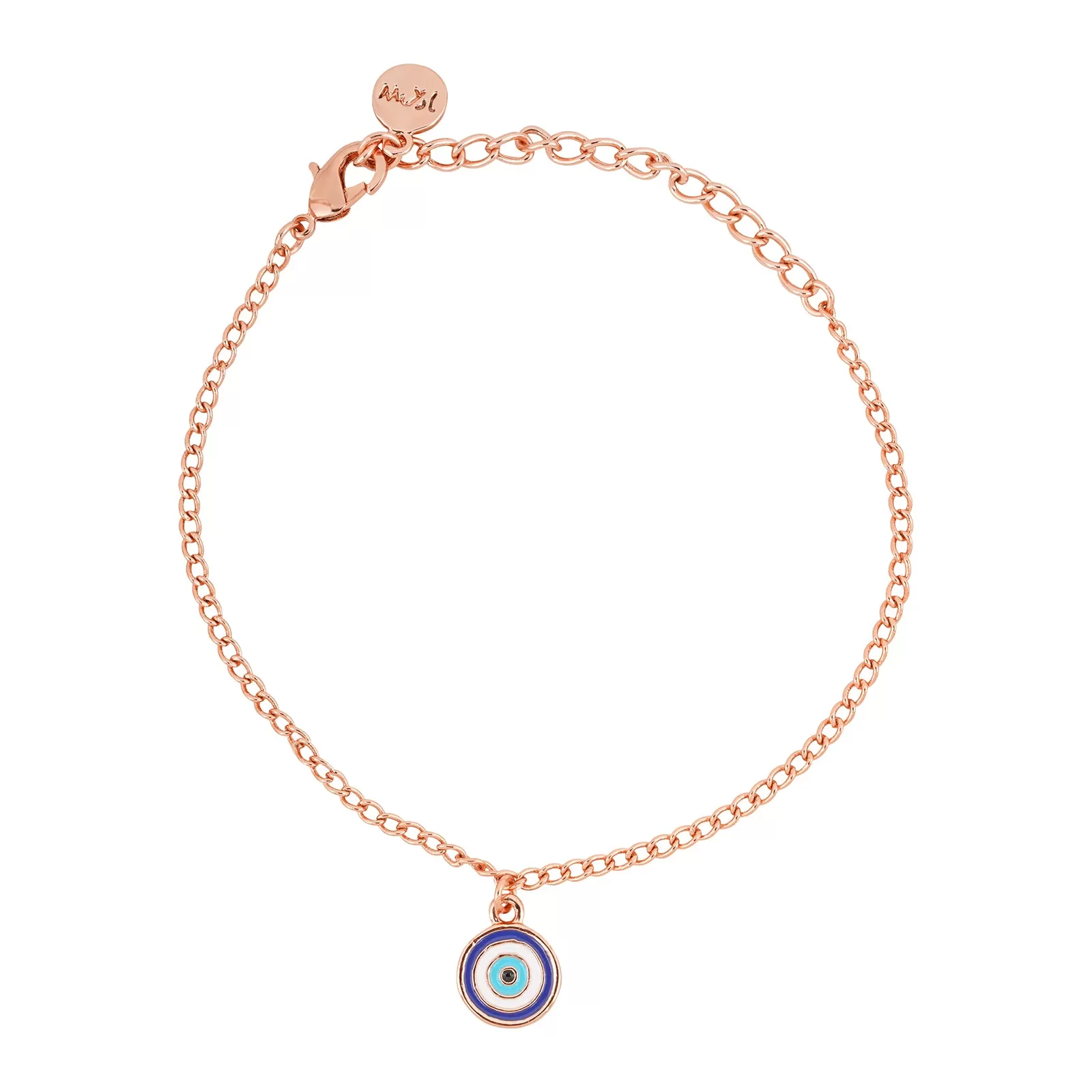 Good Luck Rose Gold Bracelet Charm