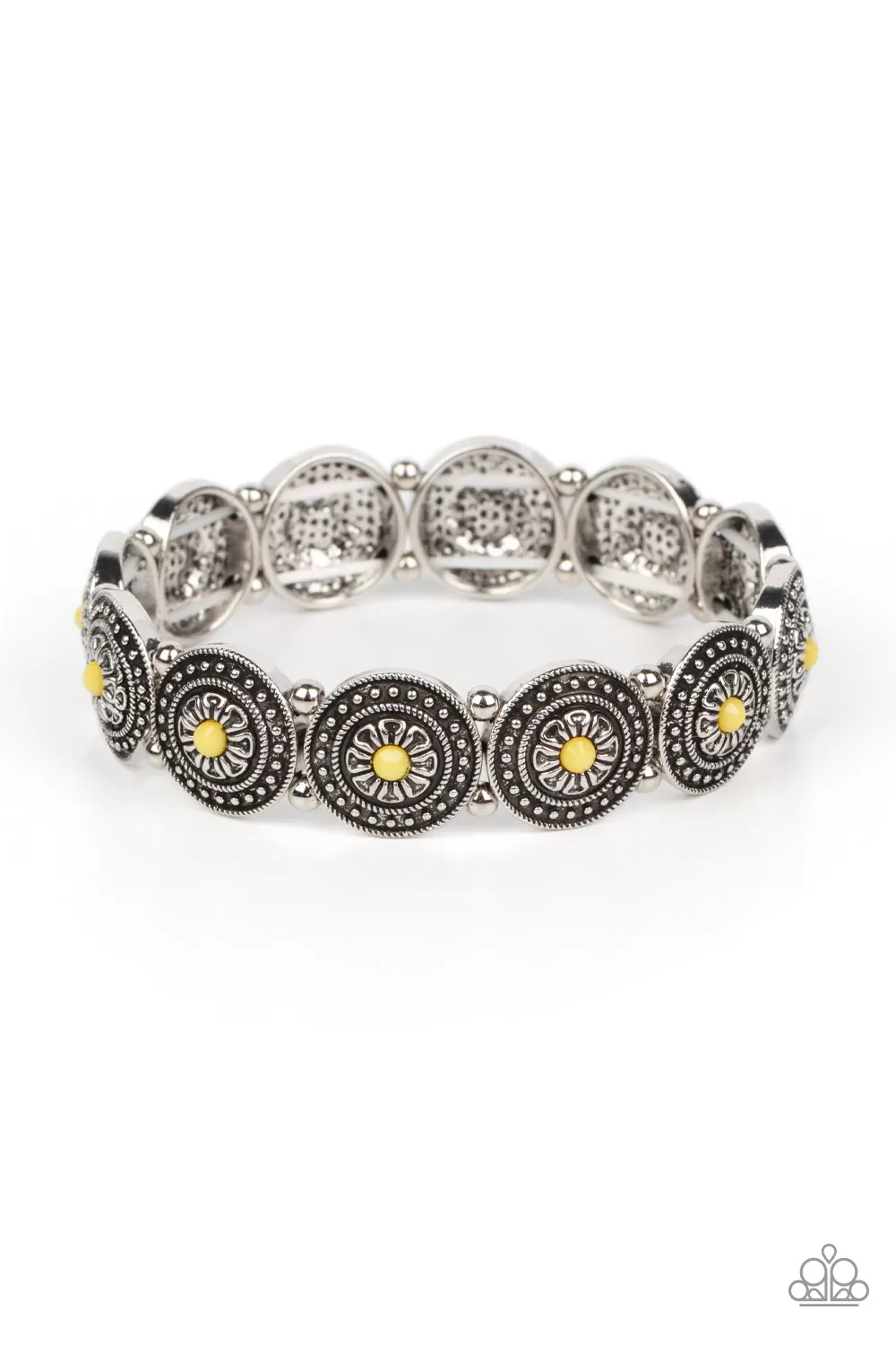 Granada Garden Party - Yellow Bracelet