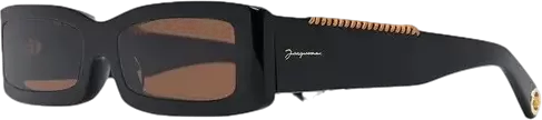 JACQUEMUS Black Les Lunettes 97 Sunglasses