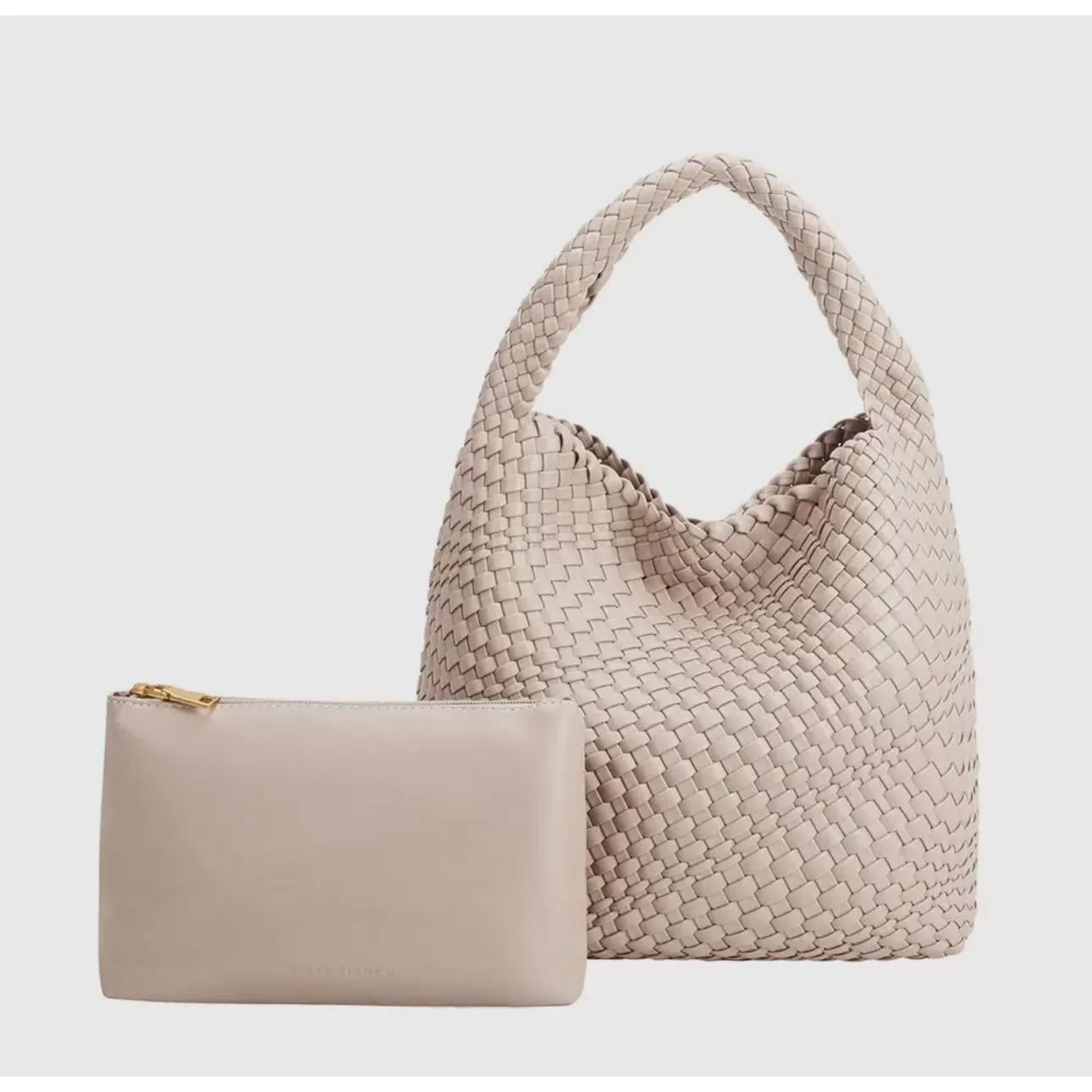 Johanna Ivory Recycled Vegan Shoulder Bag