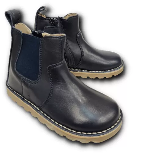 Kids Unisex Boots Petasil Navy Savana Leather Kloud 21725 SALE