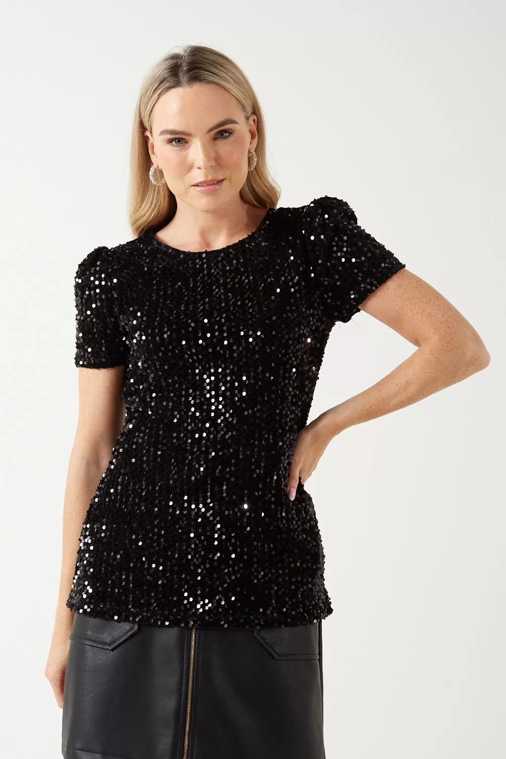 Marc Angelo Sequin Top