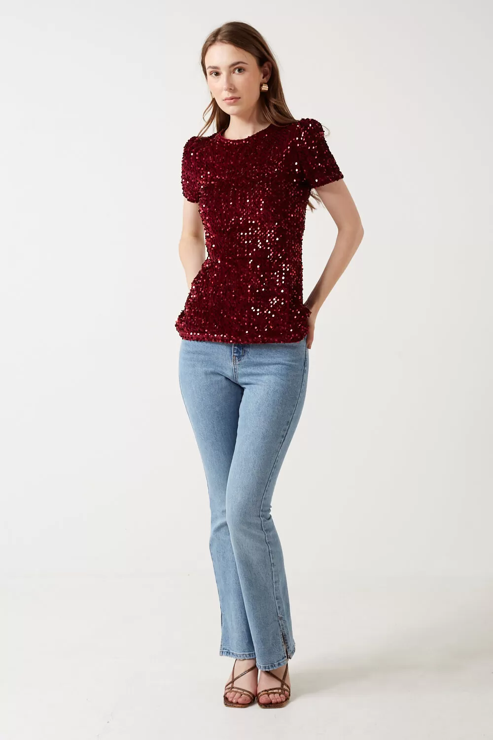 Marc Angelo Sequin Top