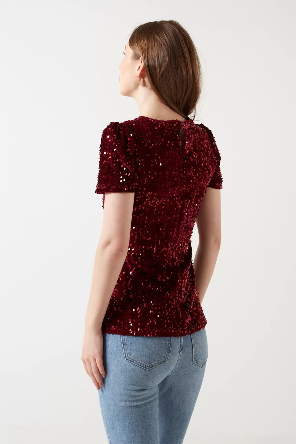 Marc Angelo Sequin Top