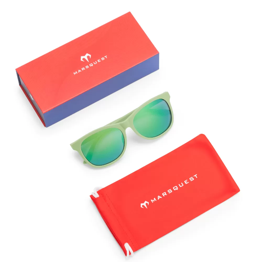 Marsquest Momentum Sunglasses - Light Green & Neon Green