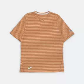 Mens Horizon Tee - Cork Melon Stripe