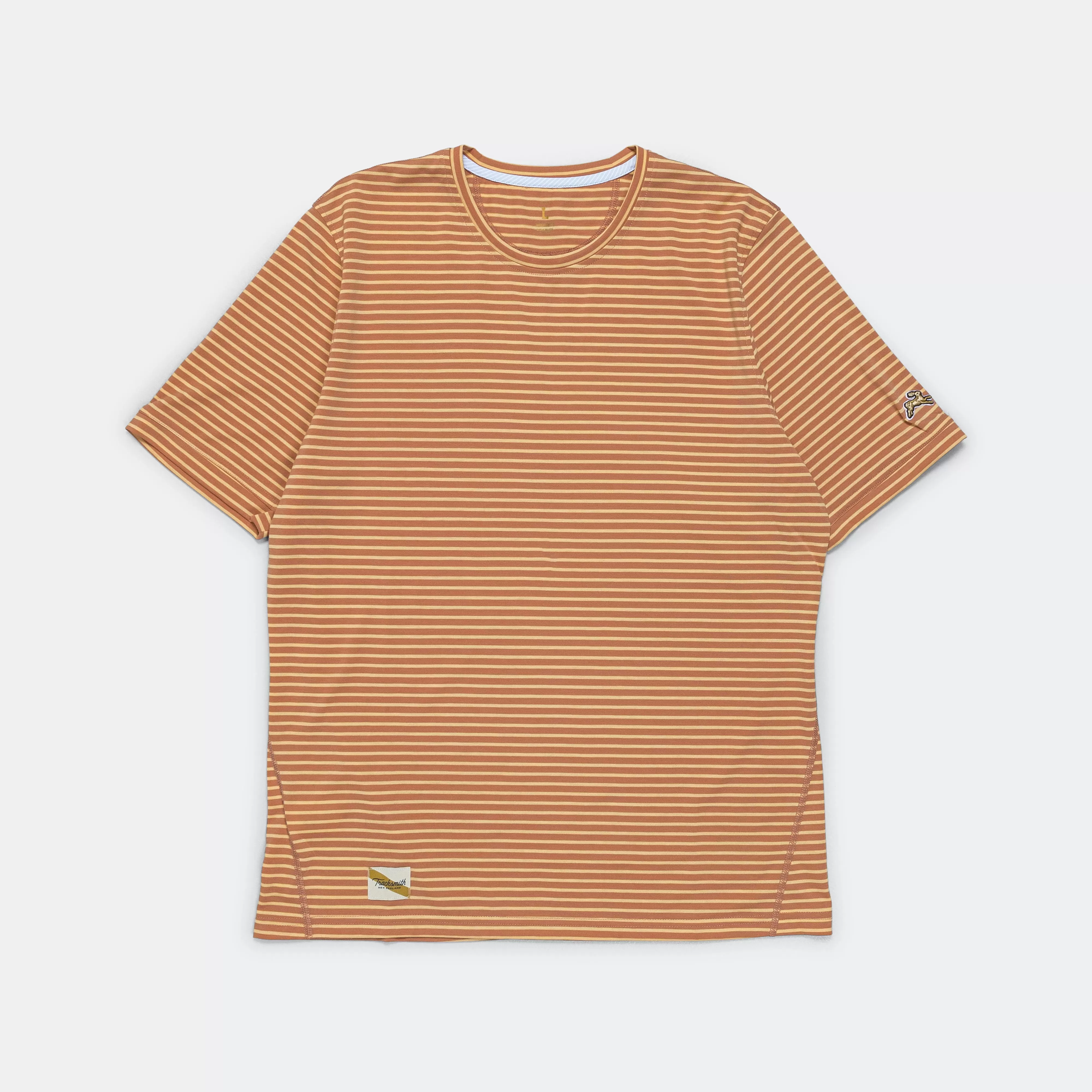 Mens Horizon Tee - Cork Melon Stripe