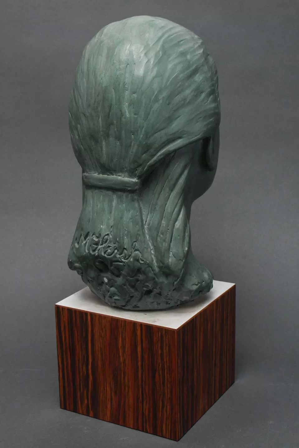 Mid-Century Modern Sculpture Bust of a Young Girl