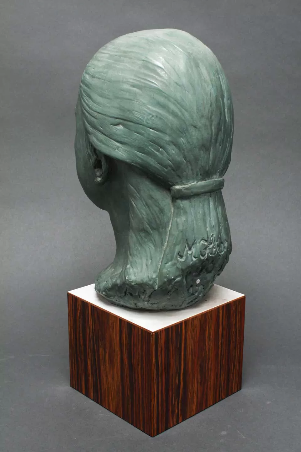 Mid-Century Modern Sculpture Bust of a Young Girl