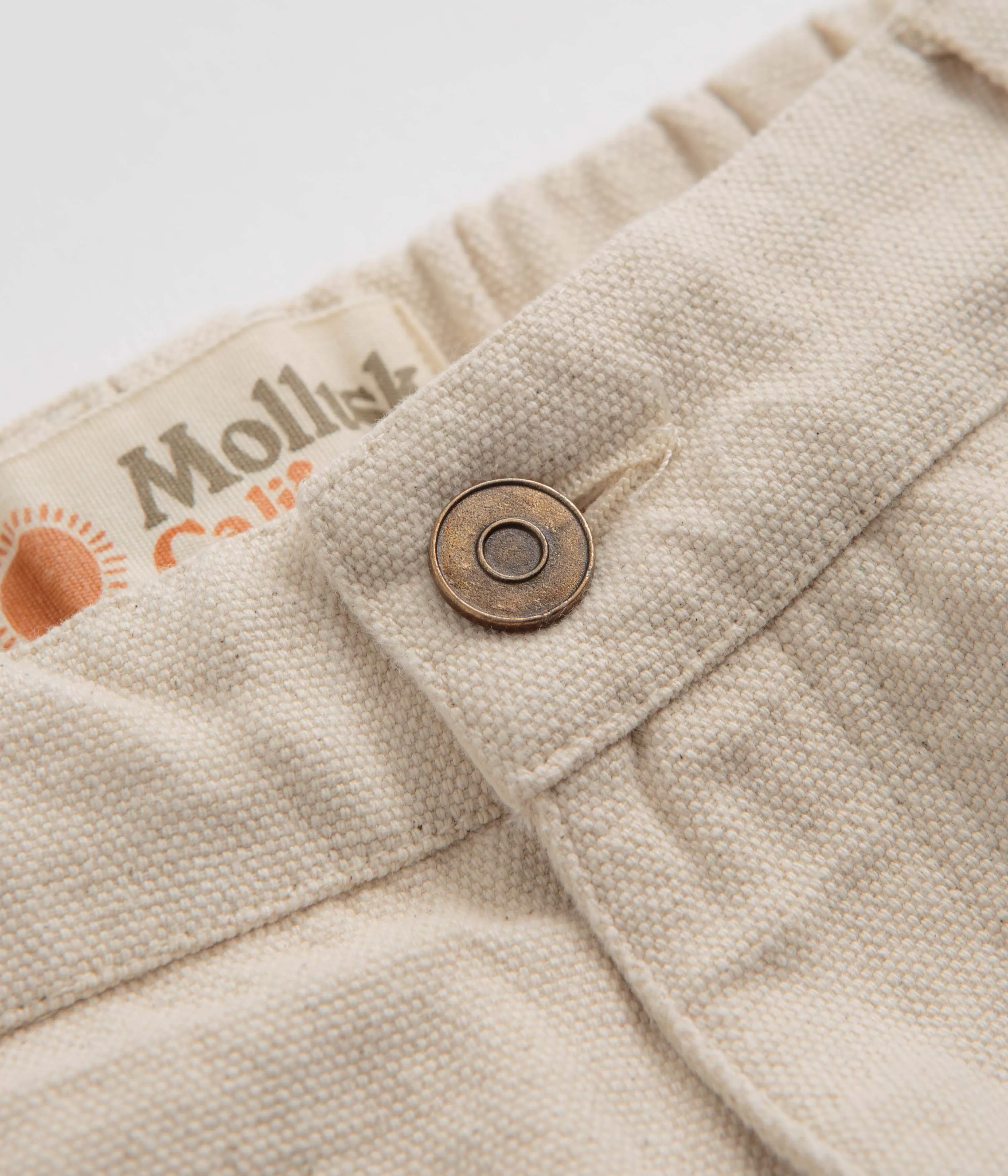 Mollusk Canvas Work Pants  - Natural