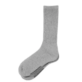 NEIGHBORHOOD PLAIN SOCKS GRAY