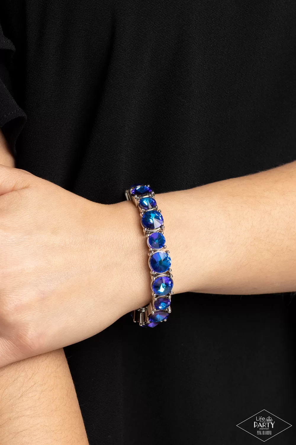 Paparazzi Born To Bedazzle Blue Bracelet