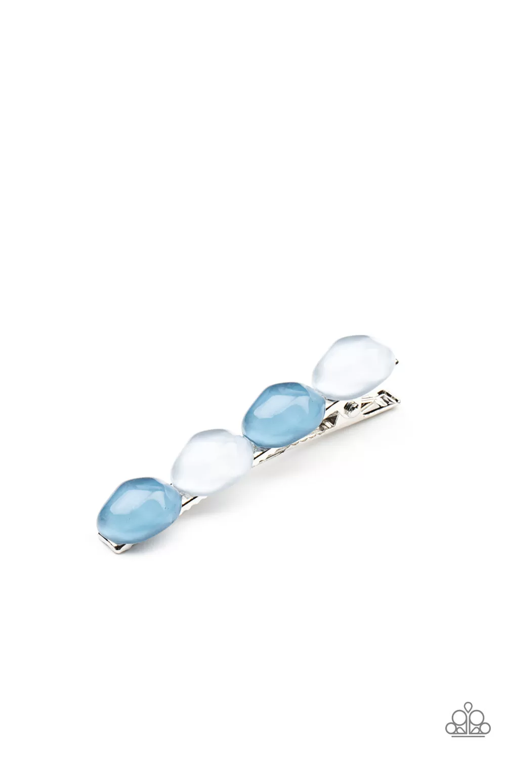 Paparazzi Hair Clip ~ Bubbly Reflections - Blue