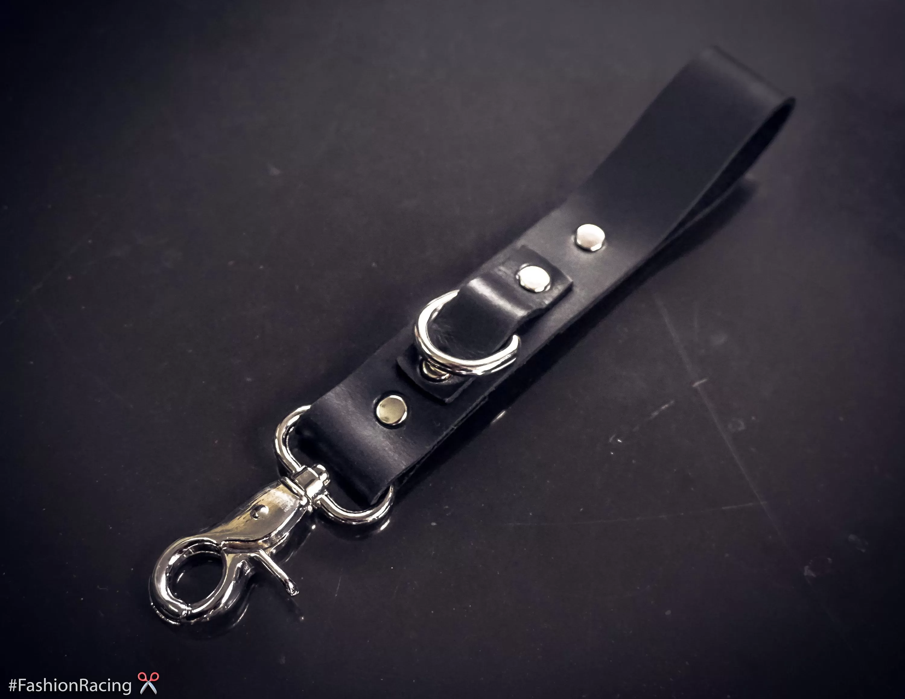 Personalized leather chain | Custom Leather Keychain | Leather Key fob