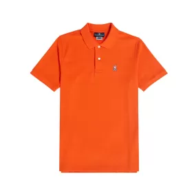 Psycho Bunny Mens Classic Polo - Brilliant Orange