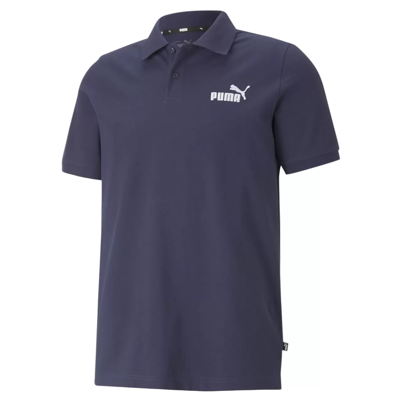 Puma Men's short sleeve polo shirt in cotton pique 586674-06 blue