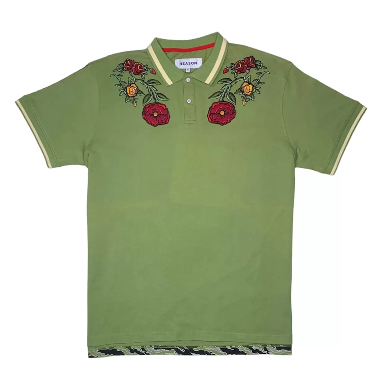 Reason Roses Polo (Green) - DWT001