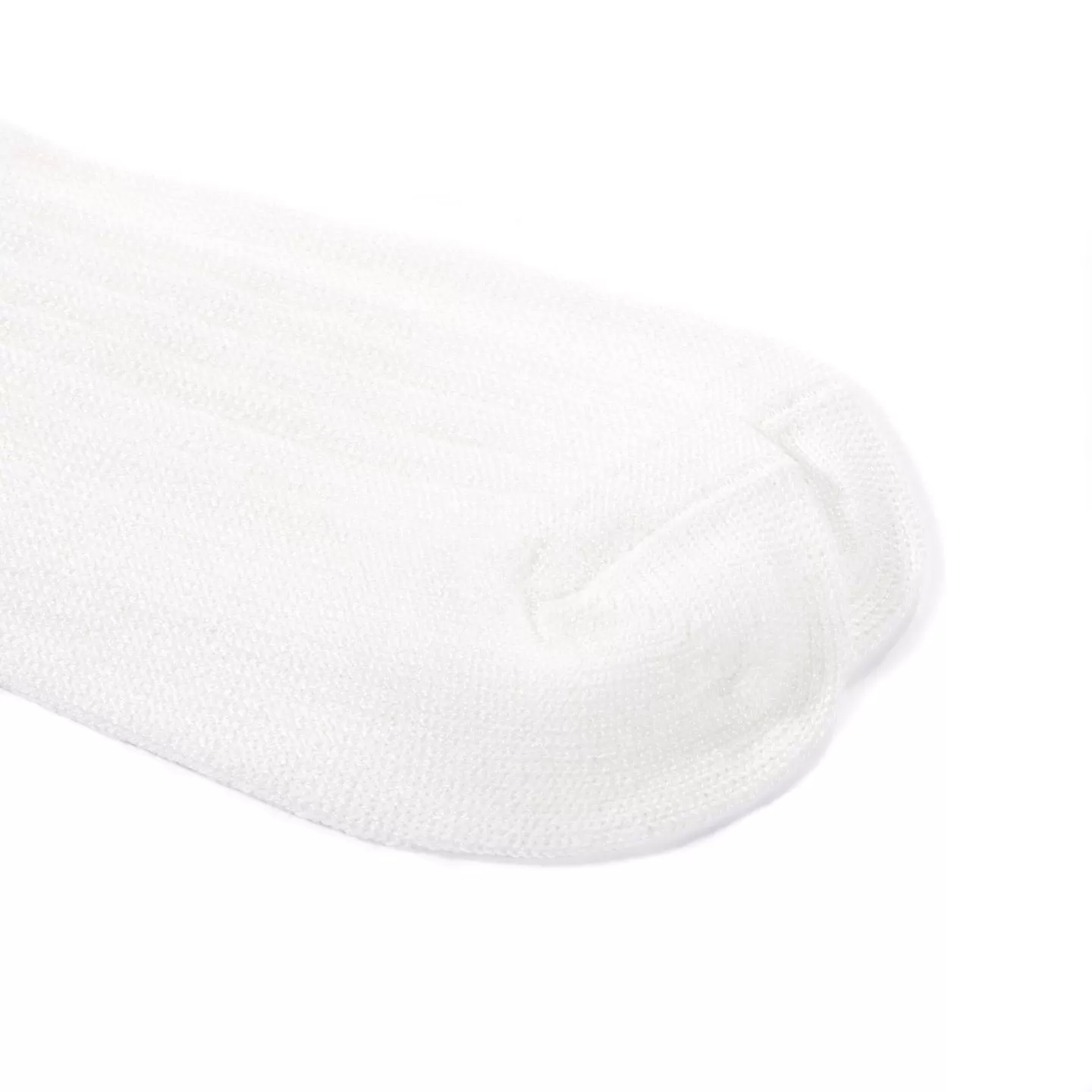 ROTOTO LINEN COTTON RIBBED ANKLE SOCKS OFF WHITE