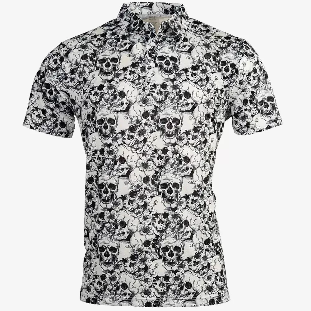 Skulls Cool Tech Performance Golf Polo