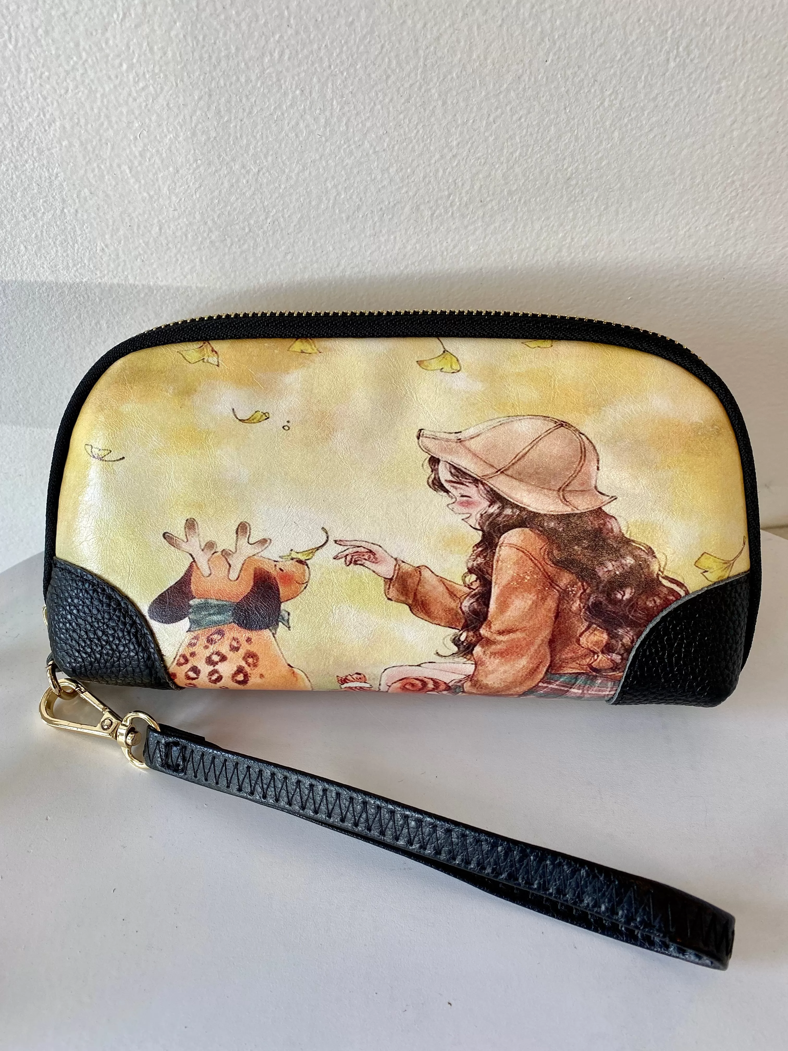 Small Vegan Leather Purse Clutch