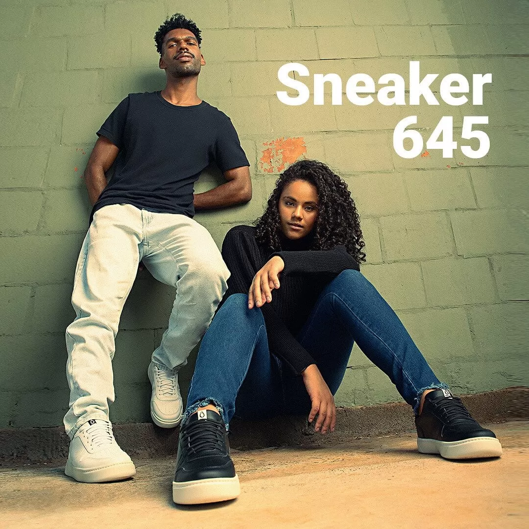 Sneaker 645 by Ahimsa - black