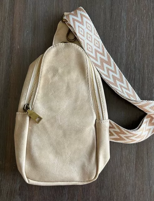 Soft Vegan leather crossbody